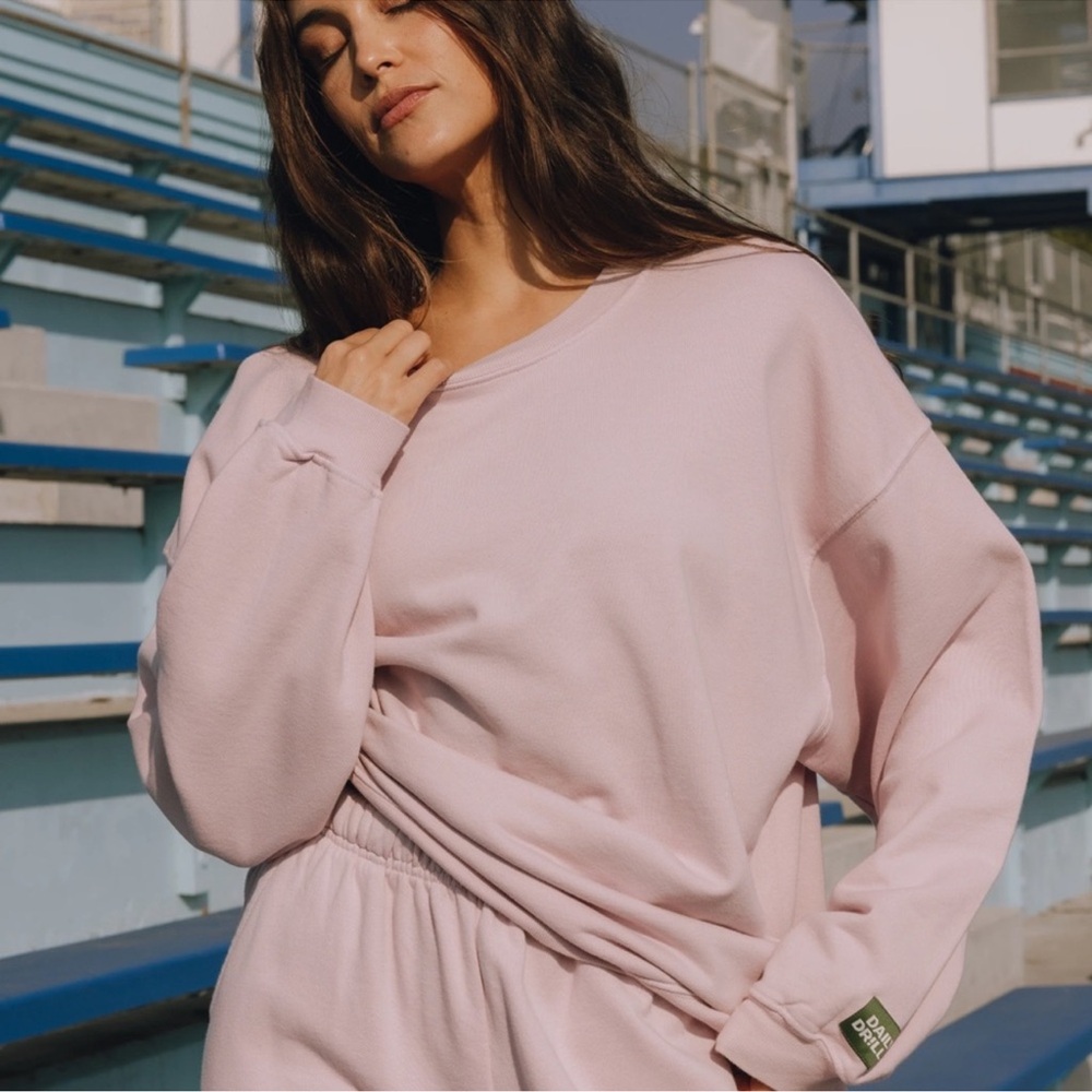 Daily Drills Unisex Oversized Crew Ladybird